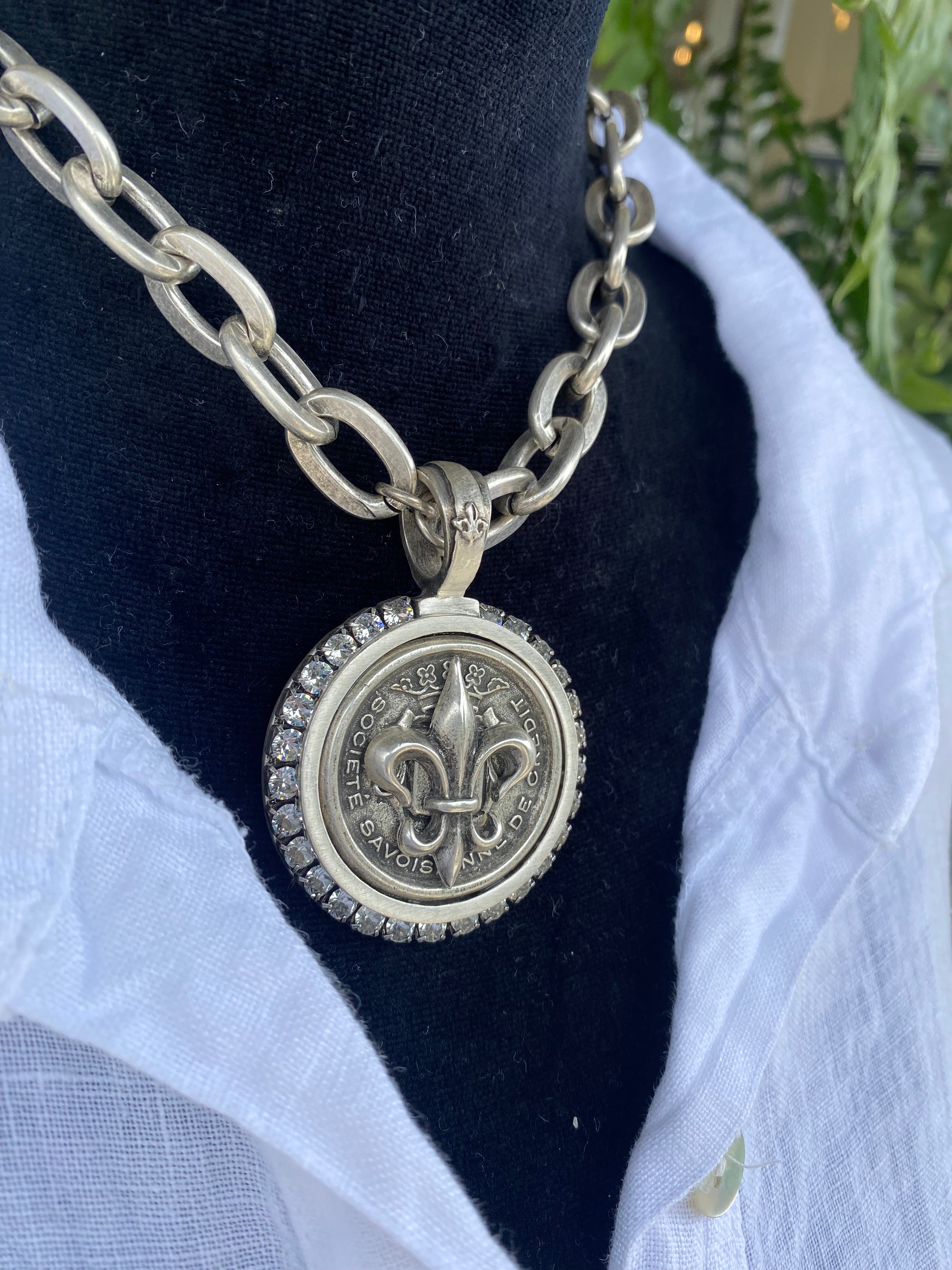 French Kande Coin Necklace