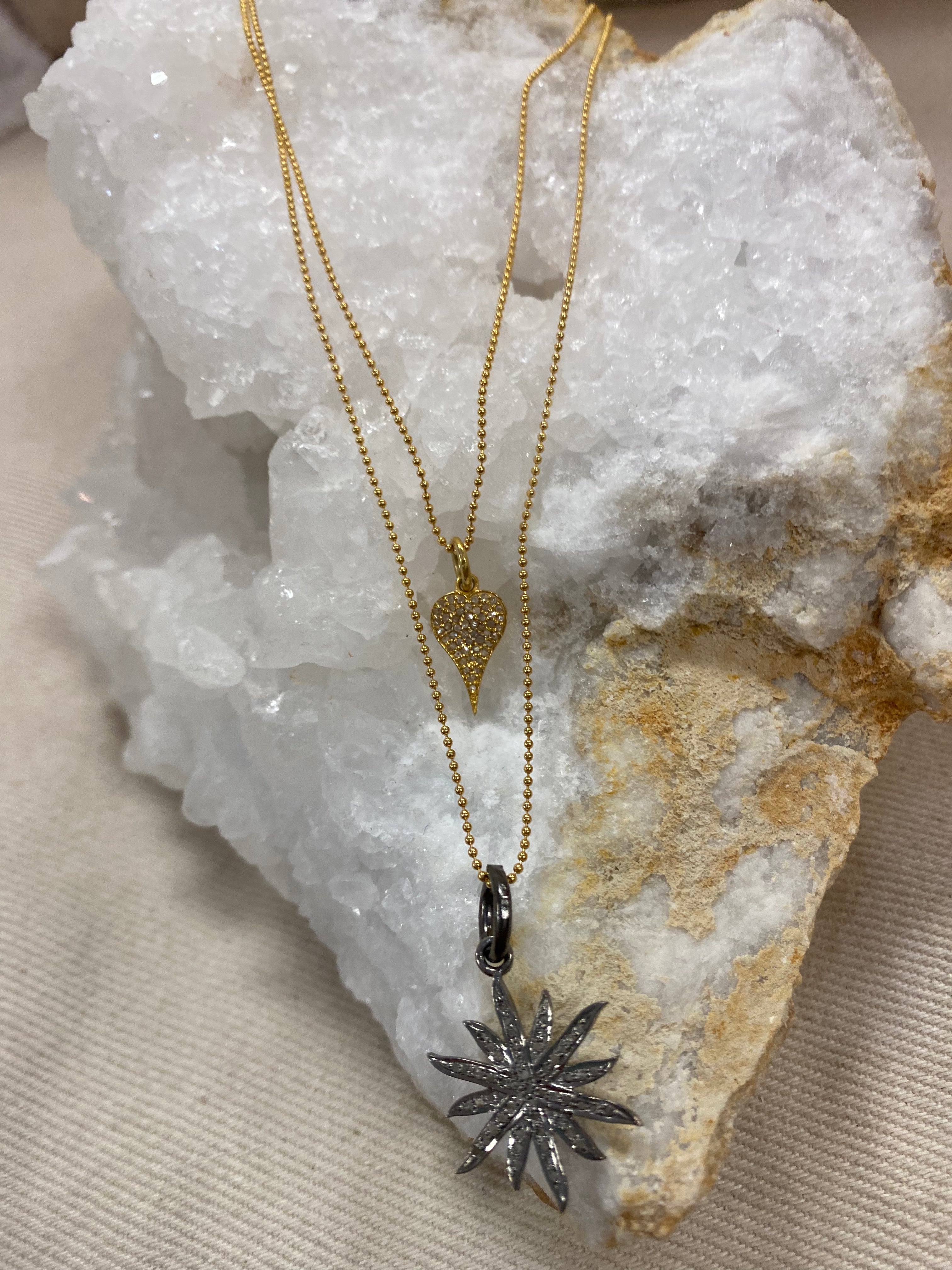 Diamond Heart Pendant Necklace