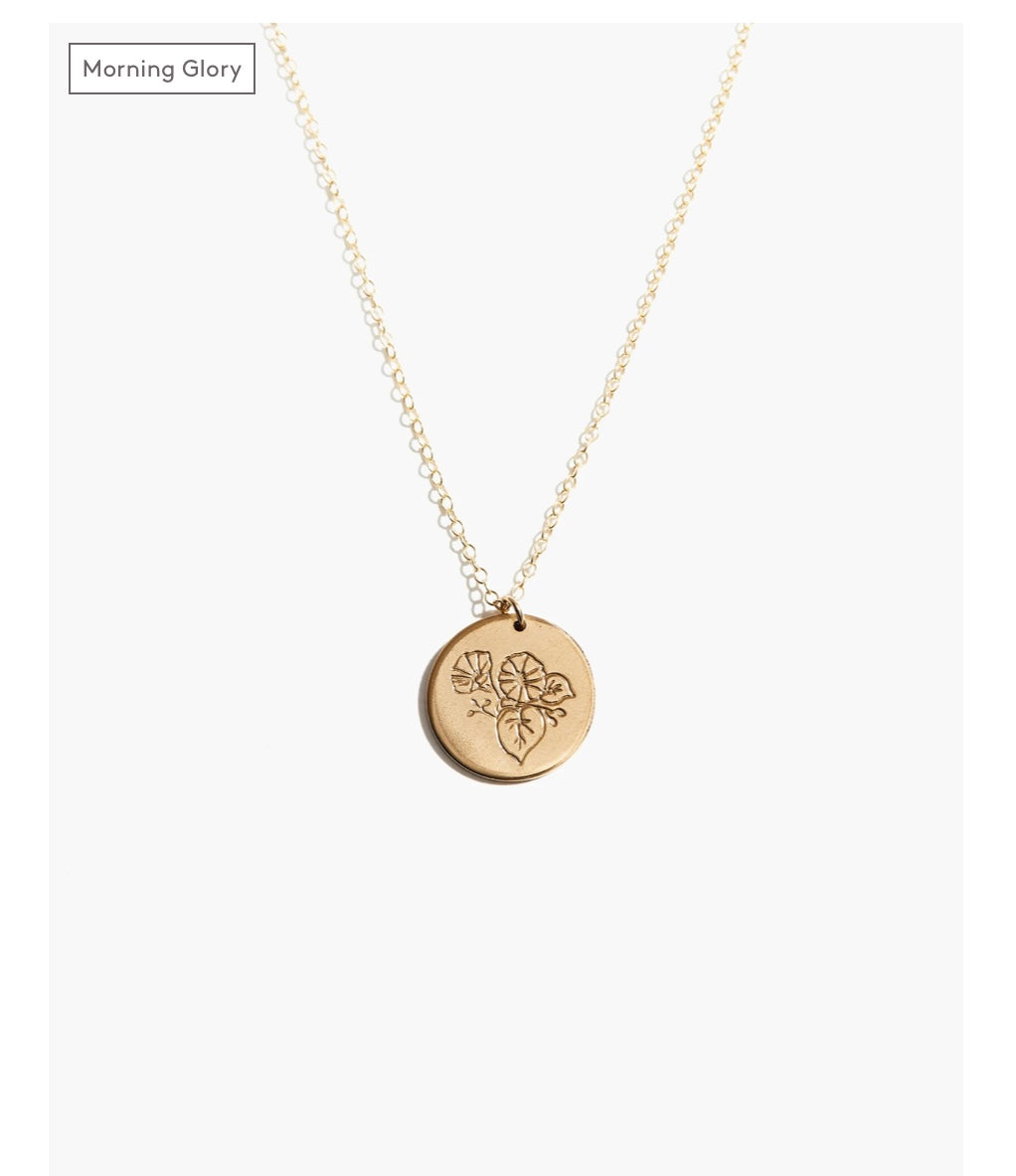 BLOOM BIRTH MONTH NECKLACE