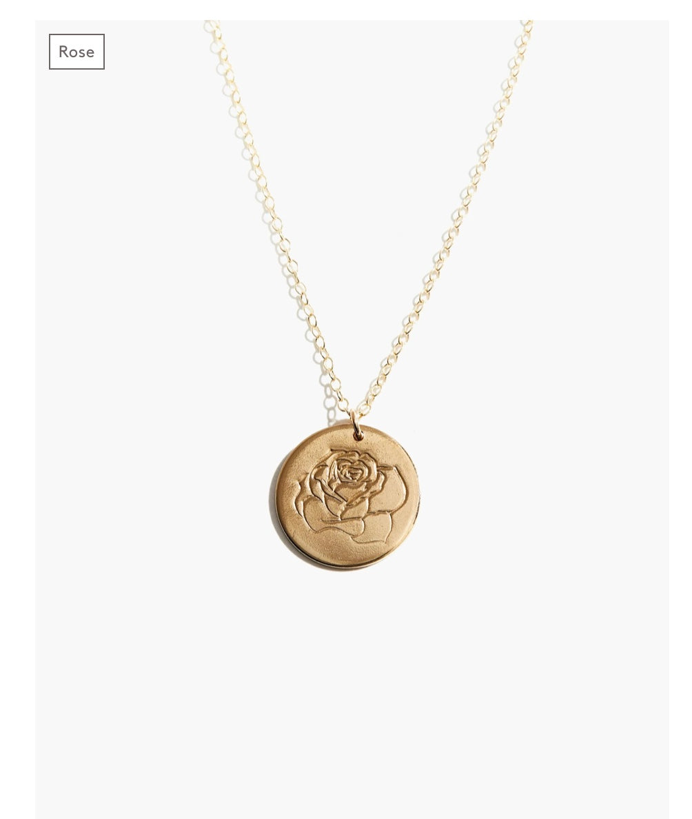 BLOOM BIRTH MONTH NECKLACE