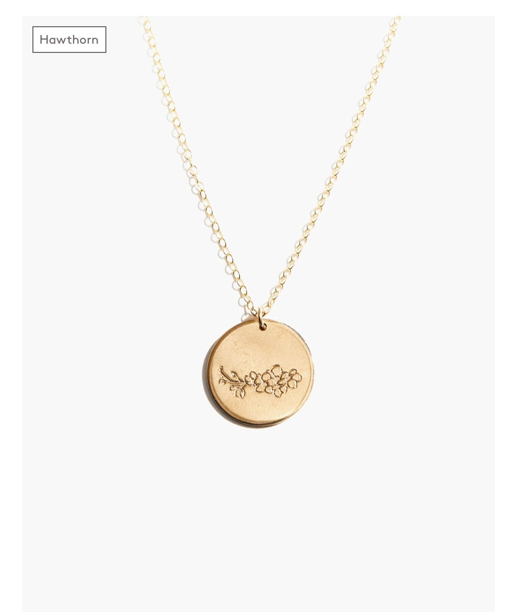 BLOOM BIRTH MONTH NECKLACE