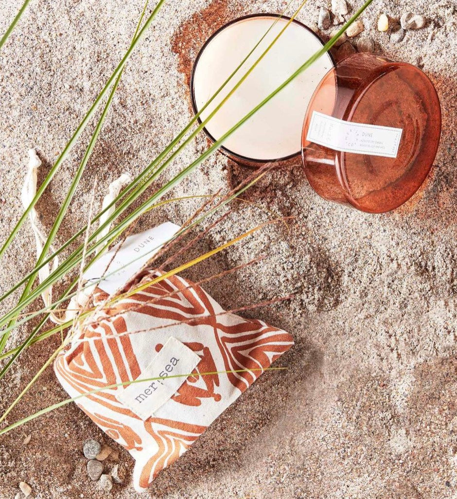Dune Printed Sandbag Candle