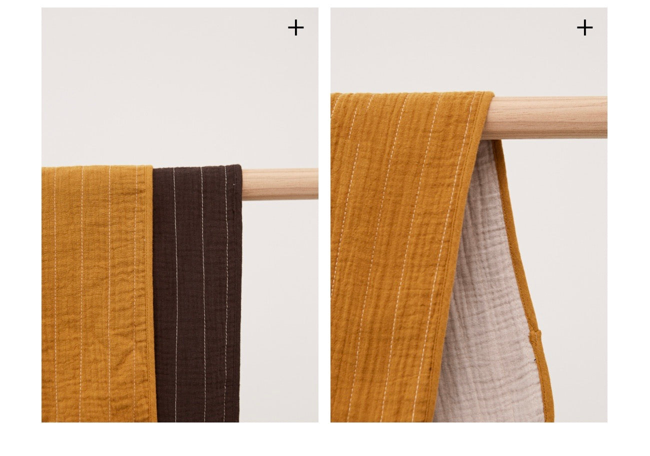 Gauze Quilted Throw