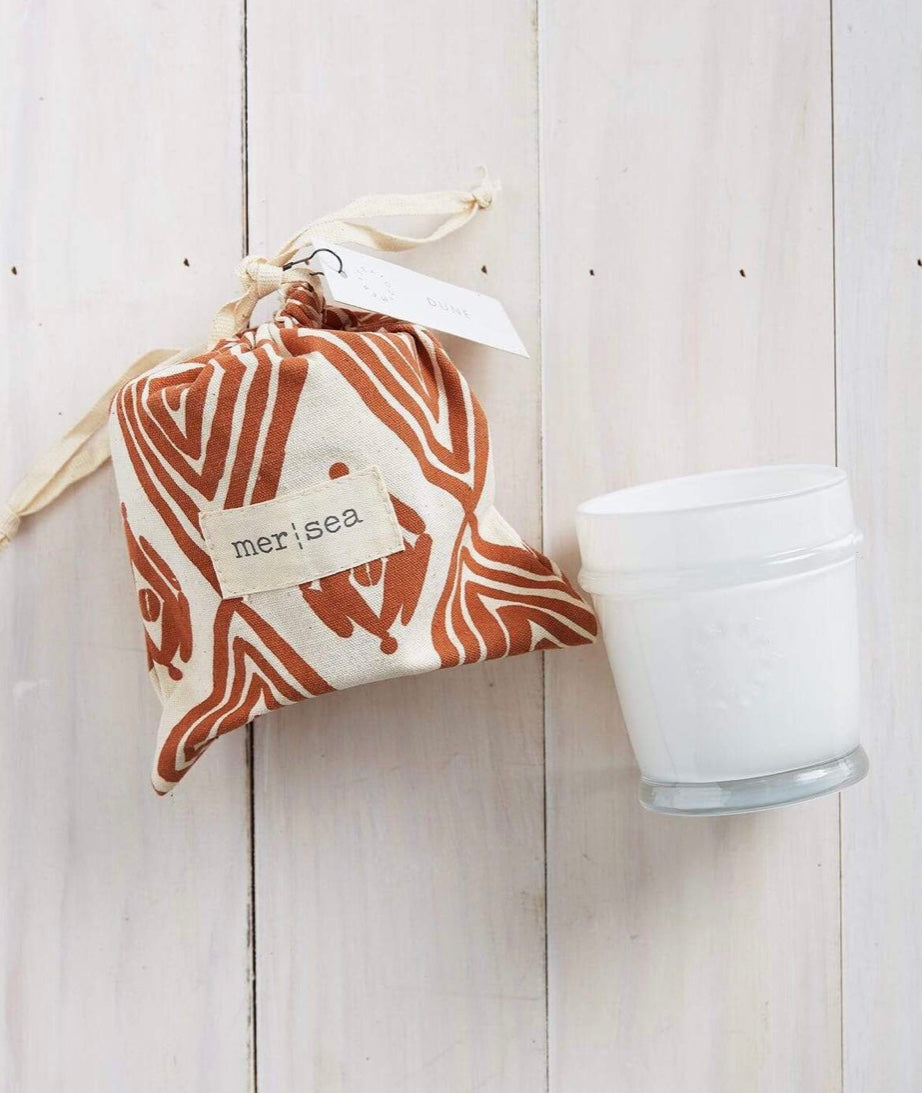 Dune Printed Sandbag Candle