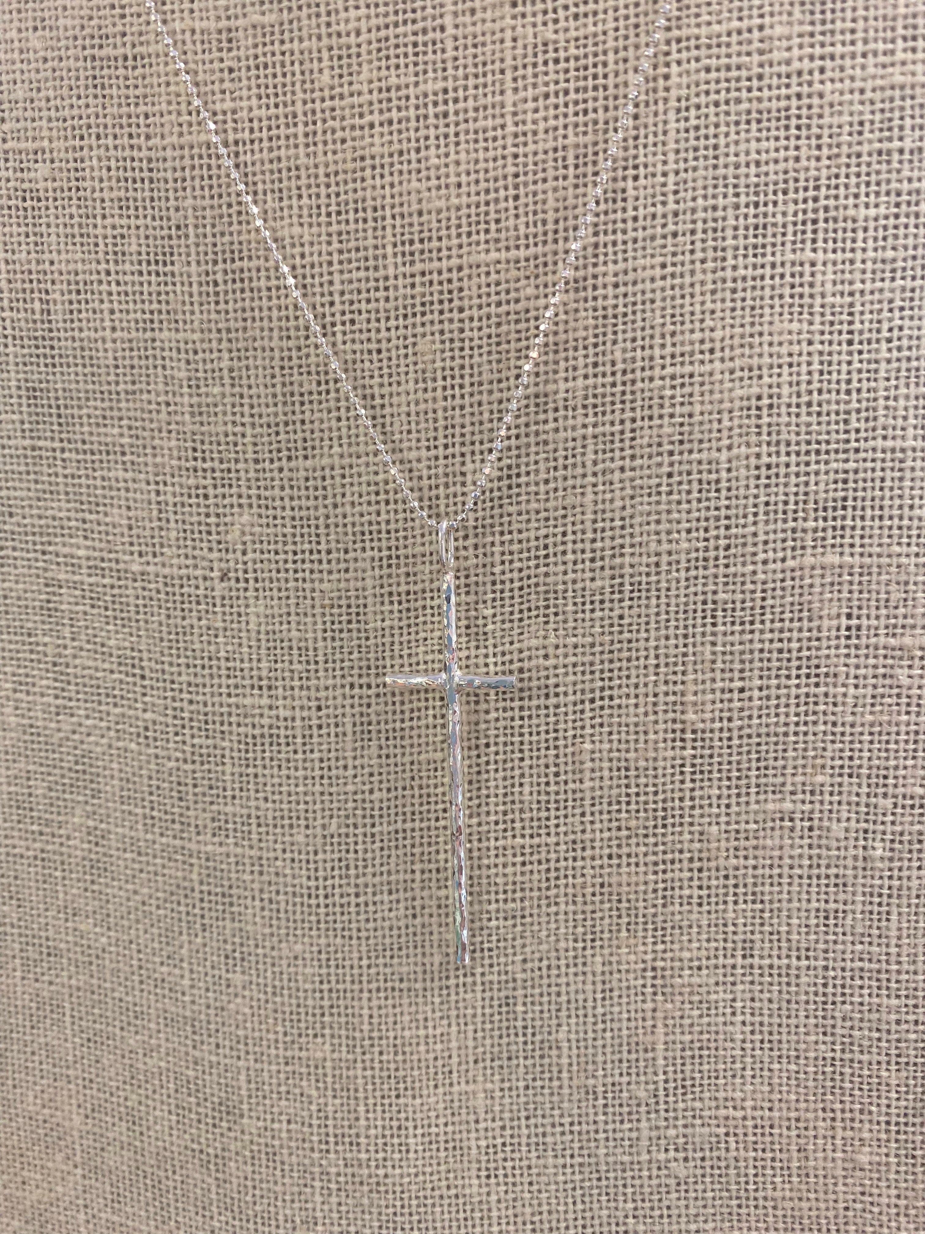 Sterling Silver Cross Necklace S2