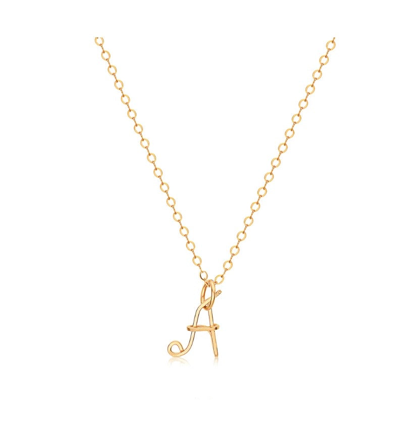 Initial Pendant Necklace