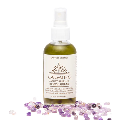 CALMING MOISTURIZING SPRAY INFUSED W/ AMETHYST CRYSTALS