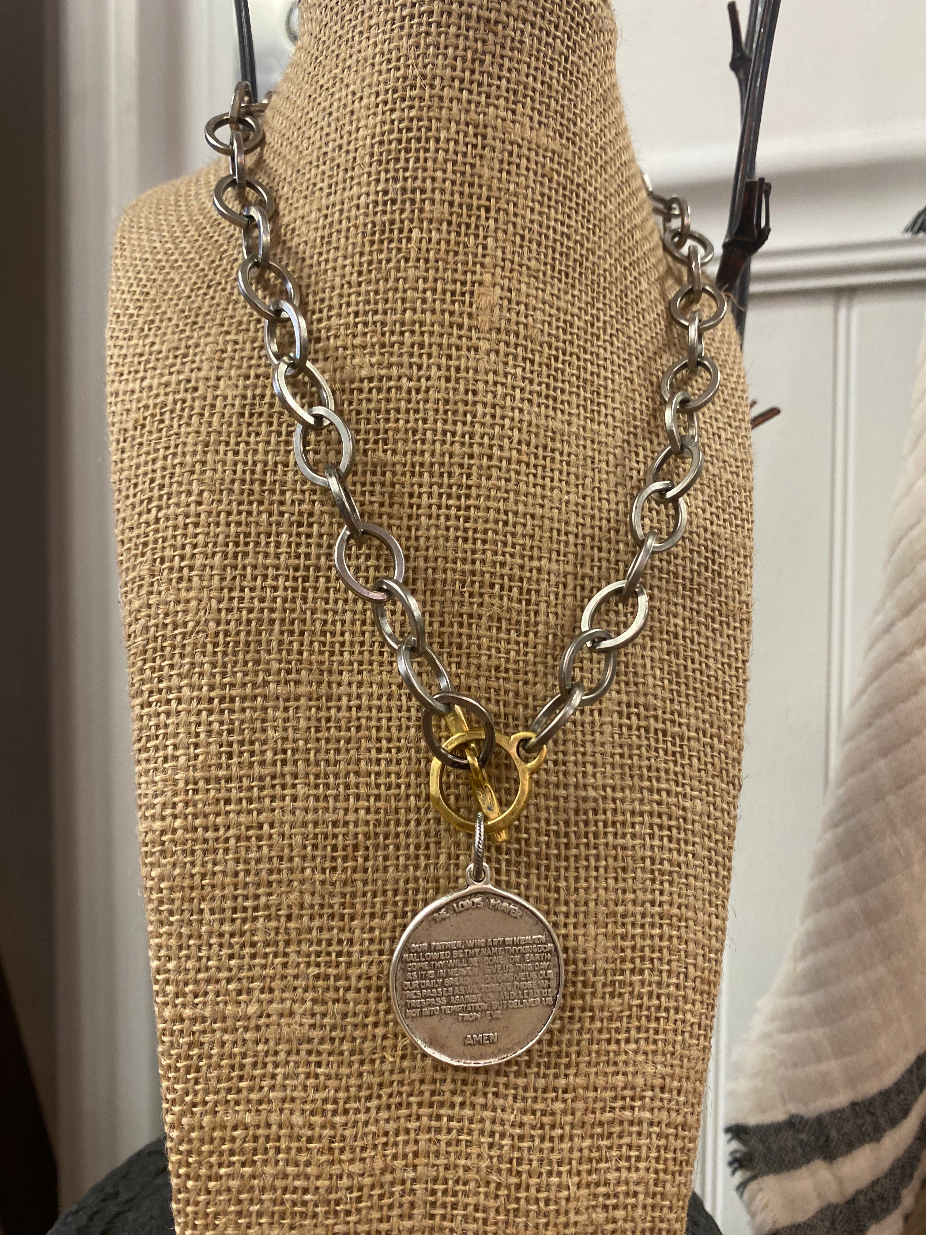 Lords Prayer Necklace M8