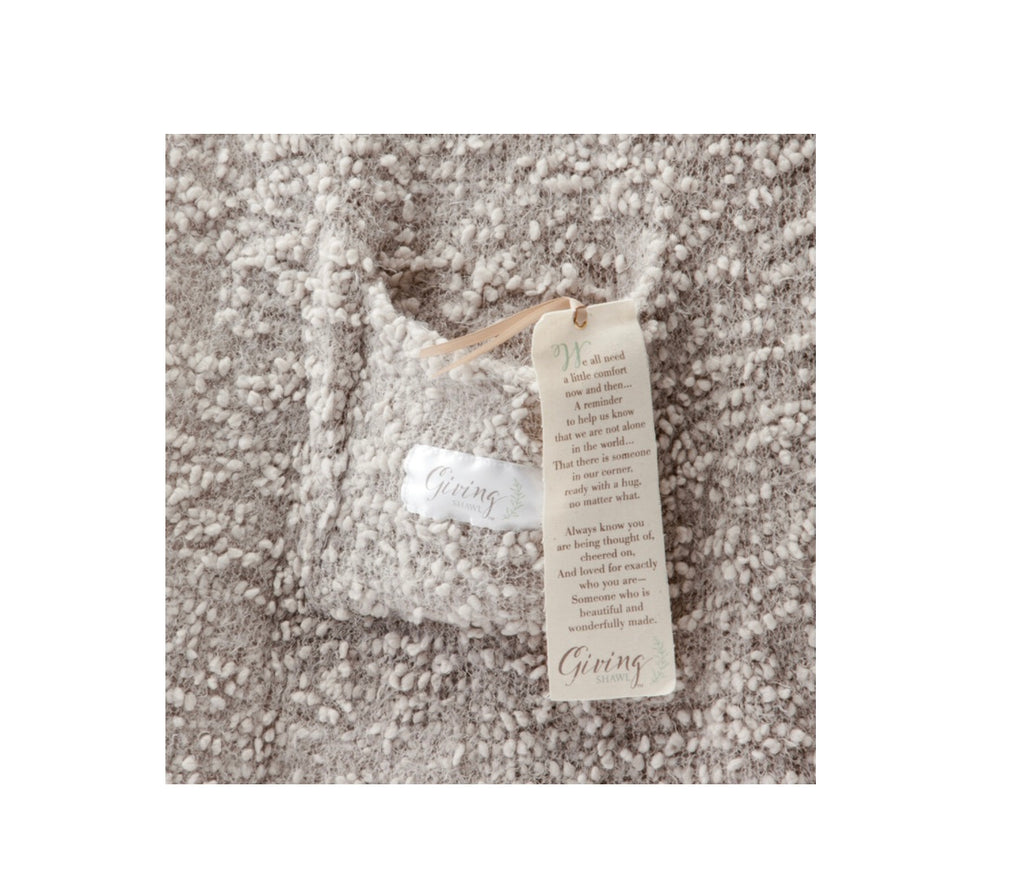 Taupe Giving Shawl