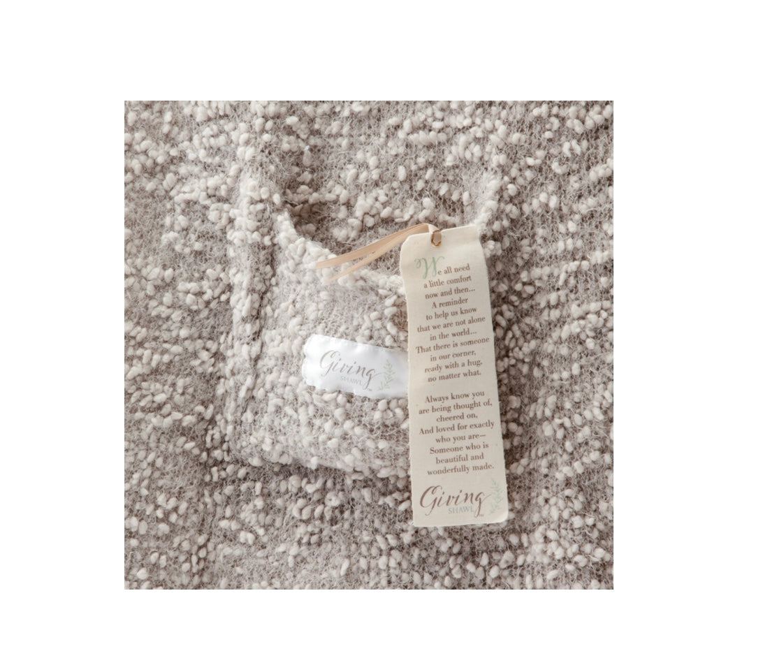 Taupe Giving Shawl