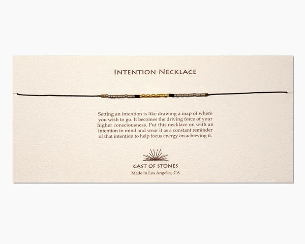 INTENTION NECKLACE - GOLD/SILVER