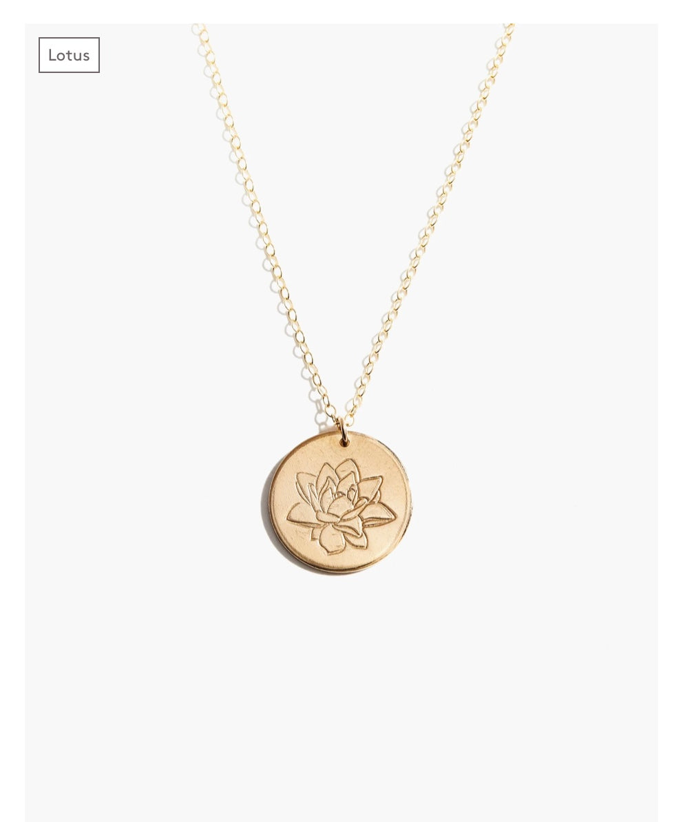 BLOOM BIRTH MONTH NECKLACE