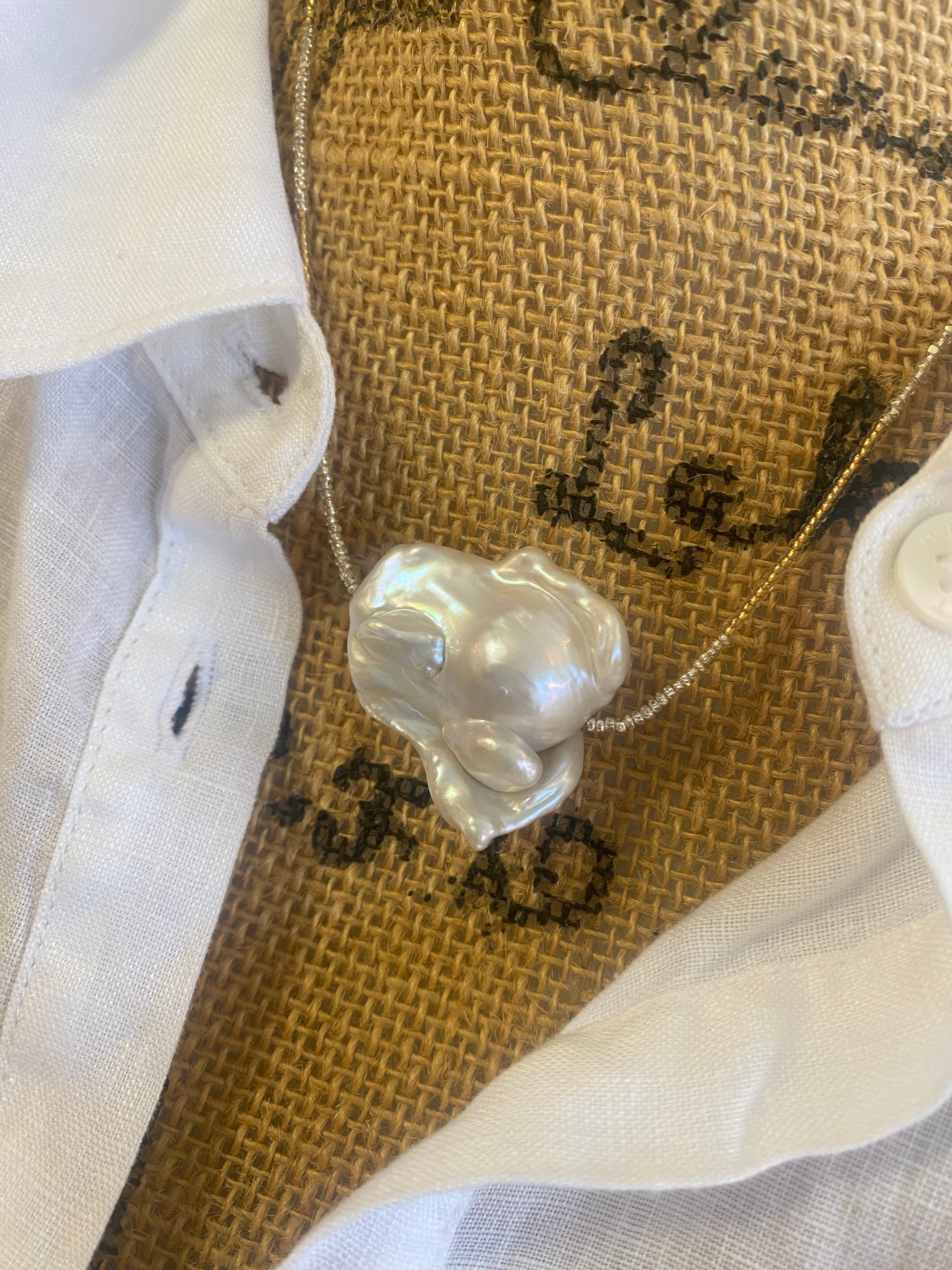Simple African Spacer Necklace