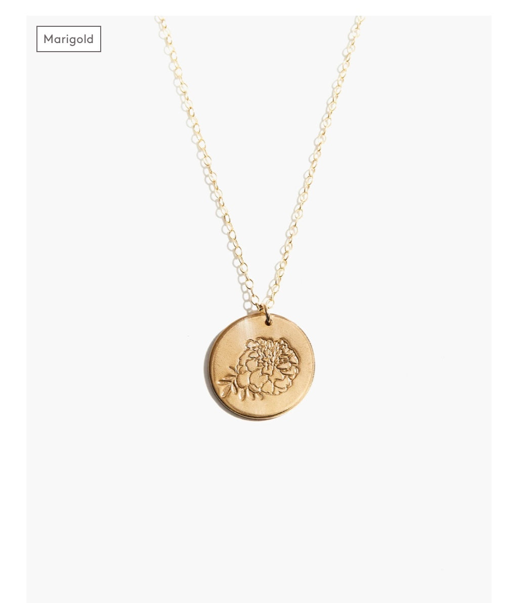 BLOOM BIRTH MONTH NECKLACE